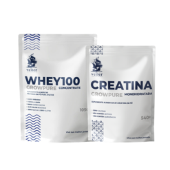 Combo Whey100 Protein Growpure Concentrate Veller 1050g + Creatina Growpure Monohidratada Veller 540g